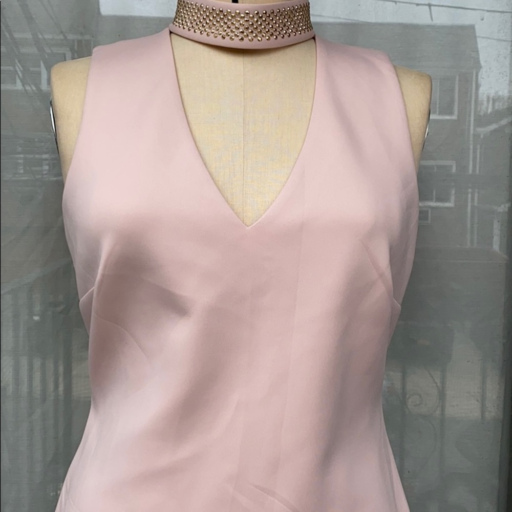 Calvin Klein Jeweled Neck Dress